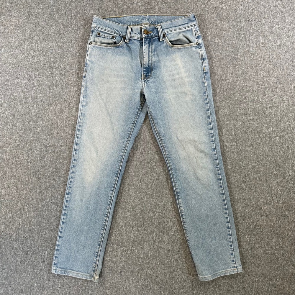 Mott & Bow Jeans Mens 29x30 Slim Light Blue Stretch Denim Pants
